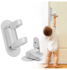 Дитячий замок блокатор на дверні та віконні ручки клямка Door Lever Lock обмежувач відчинення дверей