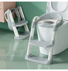 Детское сиденье для унитаза Babycare с лестницей и ручками