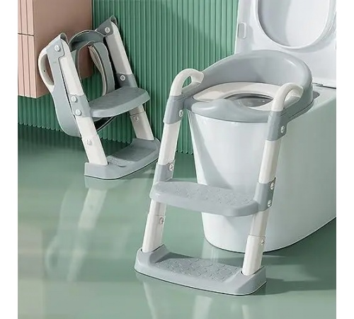Детское сиденье для унитаза Babycare с лестницей и ручками