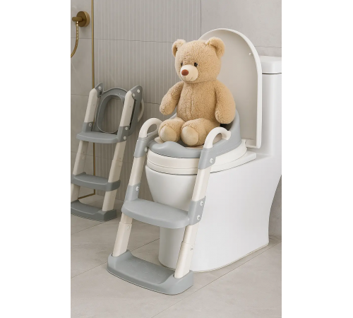 Детское сиденье для унитаза Babycare с лестницей и ручками