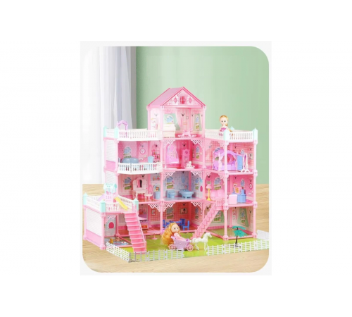 Игровой набор / Кукольный домик с мебелью и куклами Princess Home