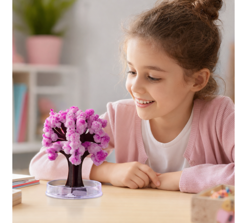Искусственный цветок сакуры Magic Sakura / Творческий набор для выращивания кристаллов
