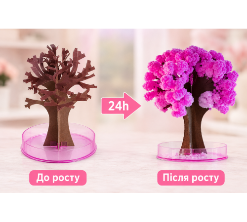 Искусственный цветок сакуры Magic Sakura / Творческий набор для выращивания кристаллов