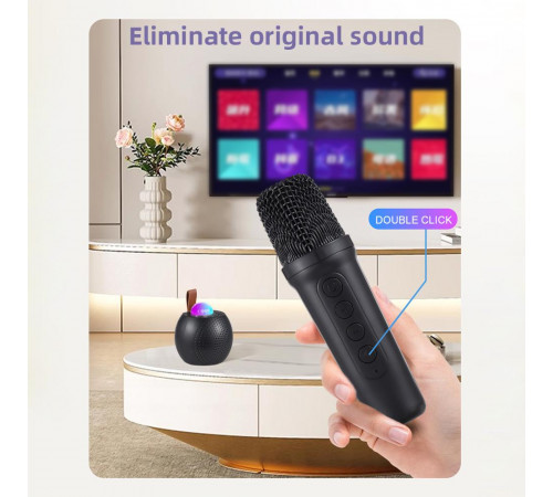 Портативна колонка Z1 (Bluetooth, LED, 2 мікрофони, проекція)
