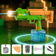 Водяний електричний пістолет зі світлом / Водяний автомат Electric Water Gun / Водяний бластер з баком для води