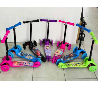 Самокат Scooter MINI с подсветкой колес для девочки и мальчика до 45 кг