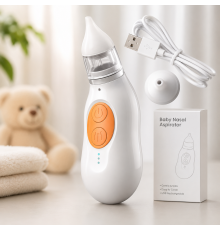 Портативный назальный аспиратор для младенцев / Детский соплеотсос Baby Nasal Aspirator