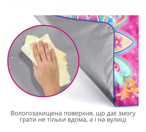 Музыкальный игровой ковер для развития и досуга детей Soli розовый