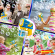 Игрушечный пистолет Бластер генератор мыльных пузырей Bubble Gun