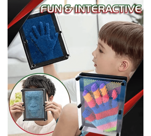 Игрушка-антистресс ToyCloud "Pinart 3D" Скульптор, моментальные отпечатки