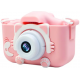 Дитячий цифровий фотоапарат Smart Kids Kitty з 2" екраном 20Мп у силіконовому чохлі "Кішечка" із вбудованими іграми