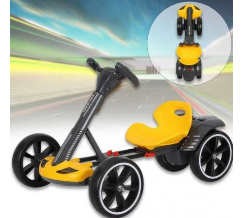 Машина дитяча електро HL-B6 з аккум.6V, 4.5A, 6км.ч, до 50кг, 3-8 років +пульт ДК жовта
