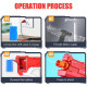 Водяной пистолет детский Combat Water Gun / Аккумуляторный водный бластер с автоматическим набором воды
