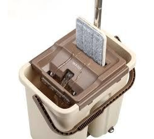Швабра з відром і самовіджимом 4л Тріумф, Spin Mop Scratch Cleaning 360, швабра ледарка