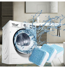 Антибактеріальний засіб очищення пральних машин Washing mashine cleaner №2 у шипучих таблетках