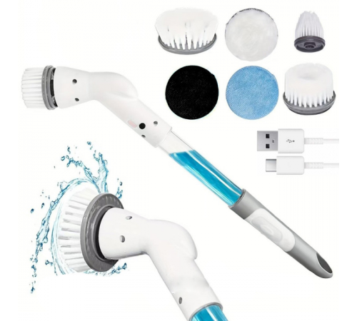 Щетка электрическая 8 насадок,360 градусов Cleaning brush AND 1-33