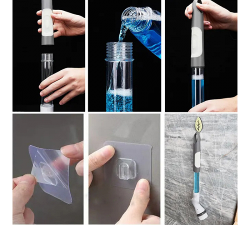 Щетка электрическая 8 насадок,360 градусов Cleaning brush AND 1-33