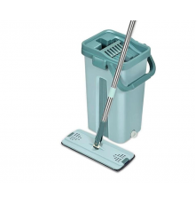 Комплект для прибирання швабра ледар з великим відром 10л з віджимом Scratch Cleaning Mop