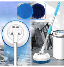 Бездротова акумуляторна швабра з двома насадками Wireless Cleaner AA102 /Акумуляторна швабра для дому