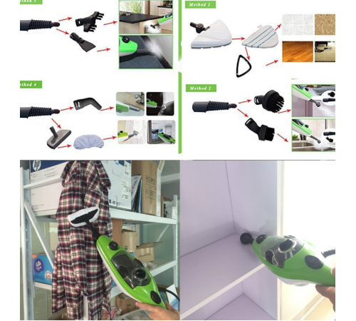 Багатофункціональна парова швабра X12 Steam Mop