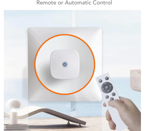 Робот-мийщик вікон та стін Window cleaning robot W32S з розпиленням миючого засобу, квадратний