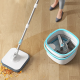Комплект швабра з відром для миття підлоги Mop with bucket K10, з віджиманням / Складна швабра за 1017 грн