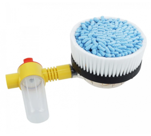 Щітка-насадка для шланга, що обертається, насадки Cleaner Roto Brush Щітка з насадкою для шланга за 678 грн