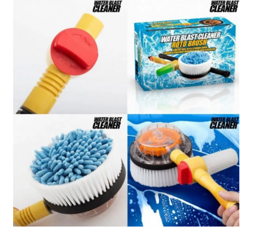Щітка-насадка для шланга, що обертається, насадки Cleaner Roto Brush Щітка з насадкою для шланга за 678 грн