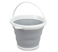 Складное силиконовое ведро 5л Collapsible Bucket