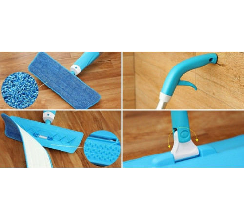 Парова спрей швабра з розпилювачем Healthy Spray mop за 407 грн