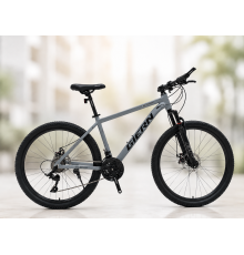 Велосипед GIEREN 8000 R29 Серый/ Велосипед спортивный 24 скорости