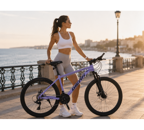 Велосипед GIEREN 8000 R29 Фиолетовый / Велосипед спортивный 24 скорости