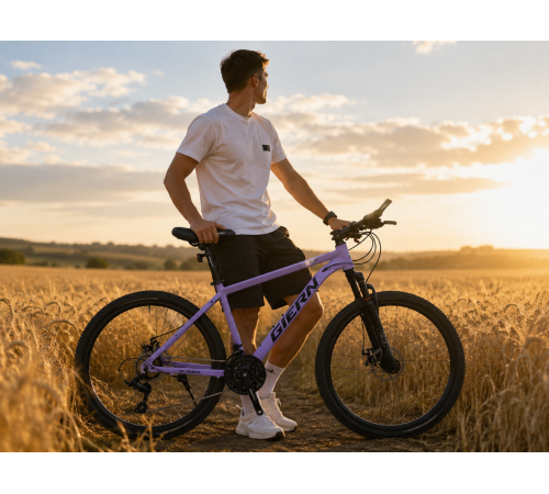 Велосипед GIEREN 8000 R29 Фиолетовый / Велосипед спортивный 24 скорости