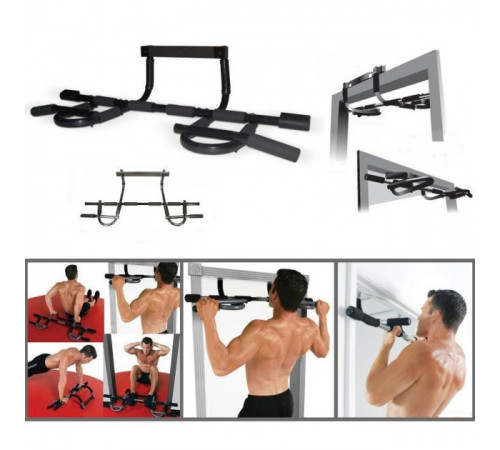 Домашний тренажер турник в дверной проем Door Gym Xtreme