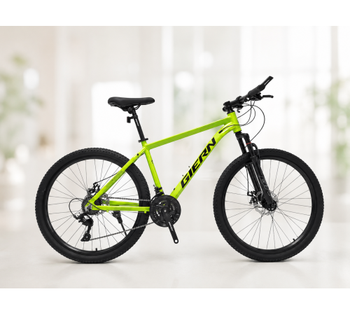Велосипед GIEREN 8000 R29 Зеленый / Велосипед спортивный 24 скорости