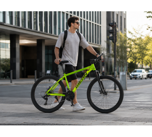 Велосипед GIEREN 8000 R29 Зеленый / Велосипед спортивный 24 скорости
