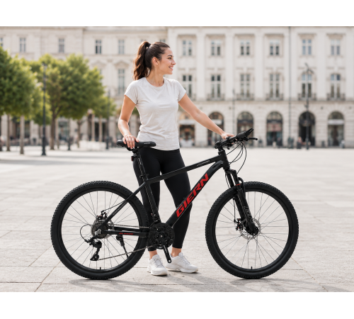 Велосипед GIEREN 8000 R29 Черный / Велосипед спортивный 24 скорости