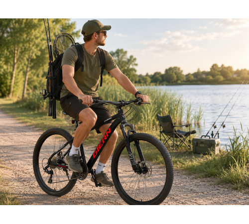 Велосипед GIEREN 8000 R29 Черный / Велосипед спортивный 24 скорости