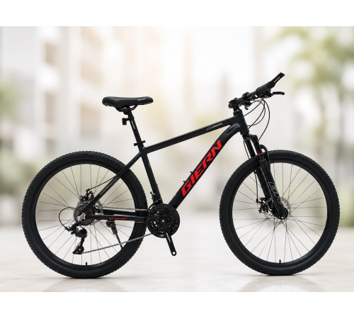 Велосипед GIEREN 8000 R29 Черный / Велосипед спортивный 24 скорости