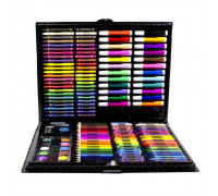 Большой набор для детского творчества и рисования Super Mega Art Set Black 168 предметов