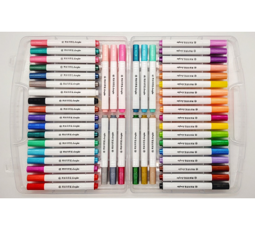 Акварельні маркери 6 кольорів Water Brush