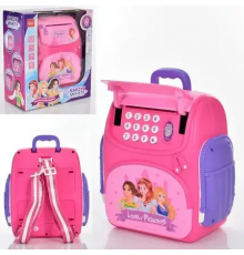 Скарбничка сейф EL-510-14 LOVELY PRINCESS з відбитком пальця та кодовим замком банкомат музичний Рожевий