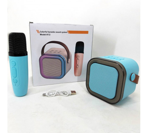 Безпроводной bluetooth микрофон K12, Акустика караоке микрофон, Детская караоке станция WV-64
