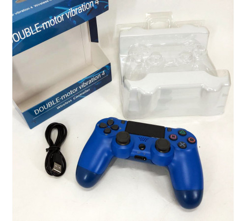 Джойстик DOUBLESHOCK для PS 4, игровой беспроводной геймпад PS4/PC аккумуляторный джойстик. Цвет: синий XH-29