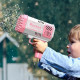 Детский пистолет мыльные пузыри Rocket Bubble Gun 15,8 см автоматический. Цвет: розовый PW-75