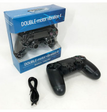 Джойстик DOUBLESHOCK для PS 4, бездротовий ігровий геймпад PS4/PC акумуляторний джойстик. Колір чорний NS-95