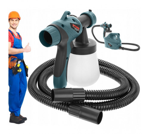 Краскопульт электрический для стен 1650 Вт Boxer BX-771 электрический краскораспылитель KV-99