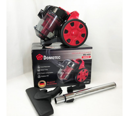Колбовый безмешковый пылесос Domotec, Пылесос без мешка проводной для домашнего использования LC-76
