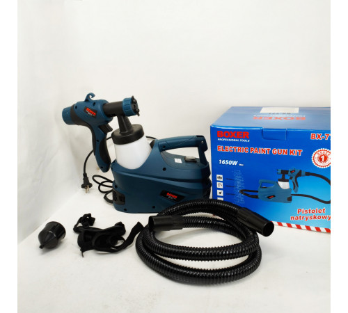 Краскопульт электрический для стен 1650 Вт Boxer BX-771 электрический краскораспылитель OL-69