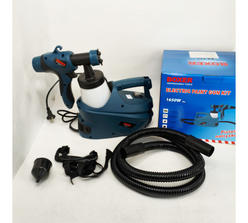 Краскопульт электрический для стен 1650 Вт Boxer BX-771 электрический краскораспылитель OL-69